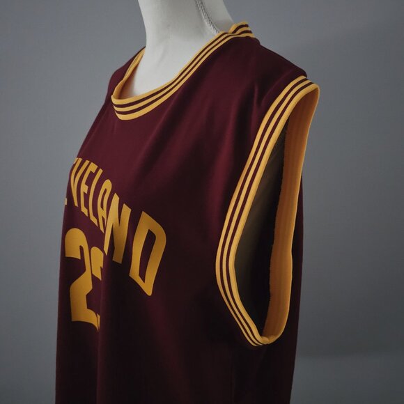 men's ADIDAS #23 polyester LEBRON JAMES cleveland cavaliers SWINGMAN JERSEY - Picture 4 of 11